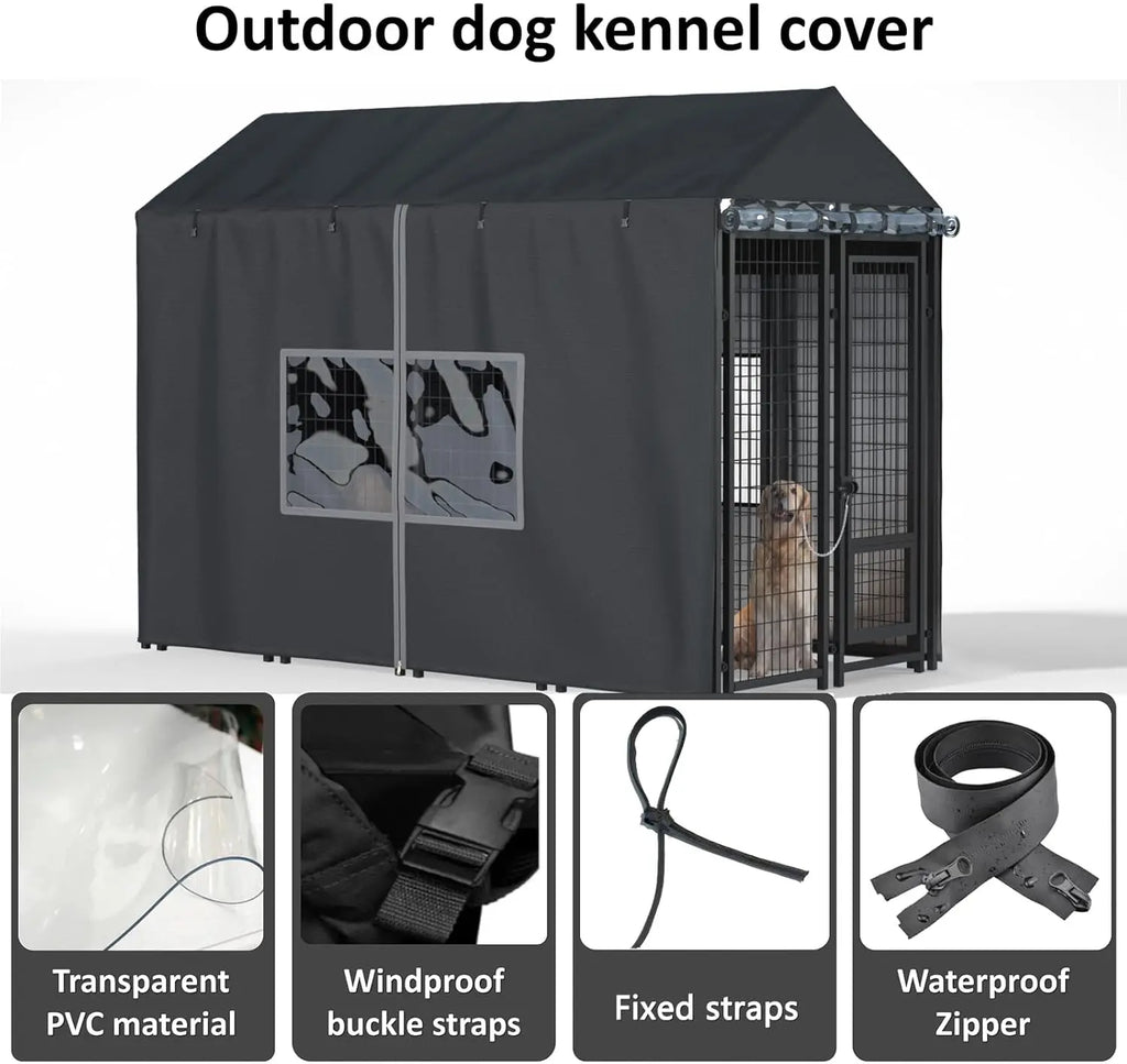 Outdoor Dog Kennel Covered