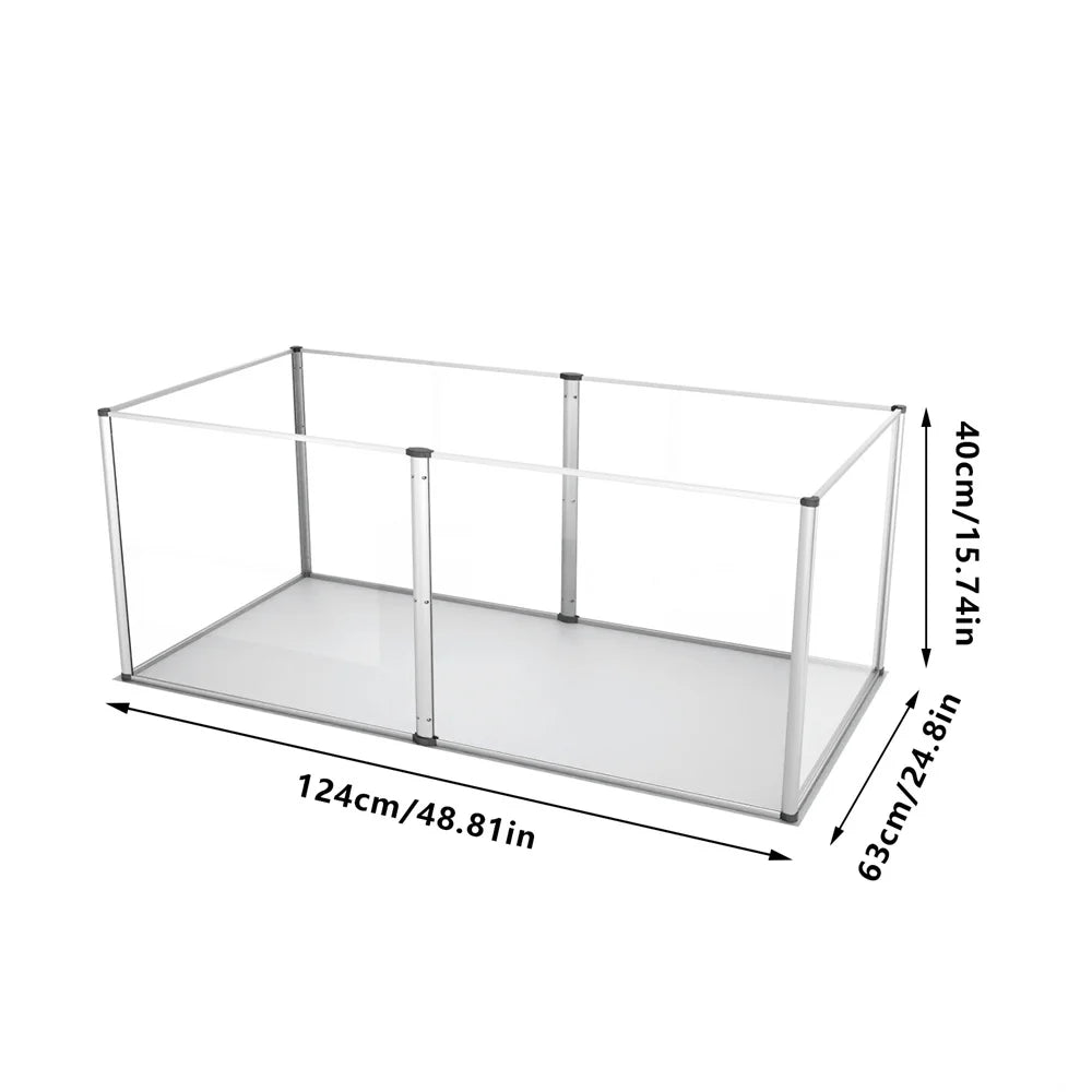 1Pc Large Acrylic Dog Playpen