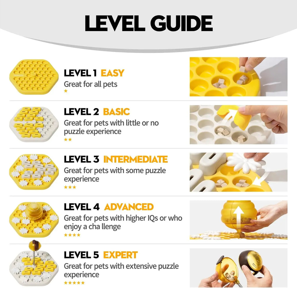 Dog Puzzle Slow Feeder Interactive Puzzle