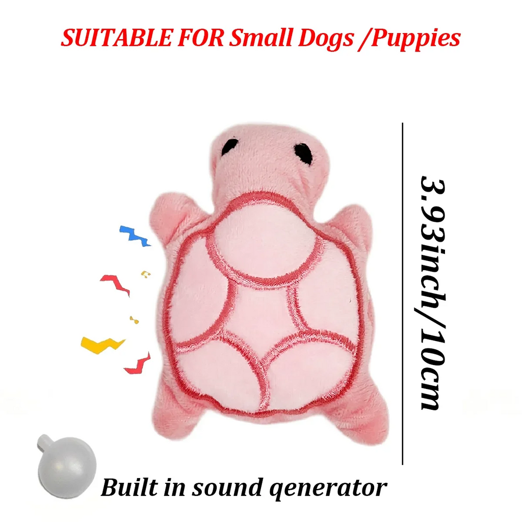 Dog Mini Turtle Plush Chew Toy