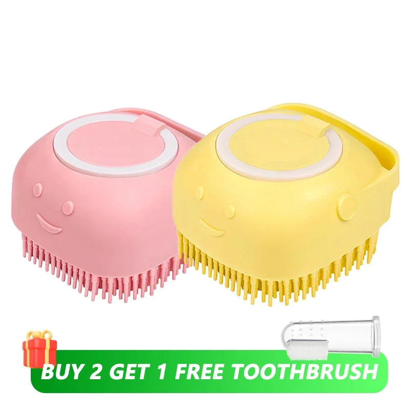 Dog Brush Soap Scrubber