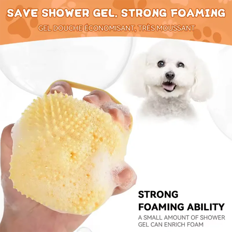 Bath Massage Brush for Dogs And Cats