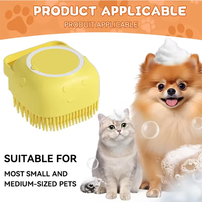 Bath Massage Brush for Dogs And Cats