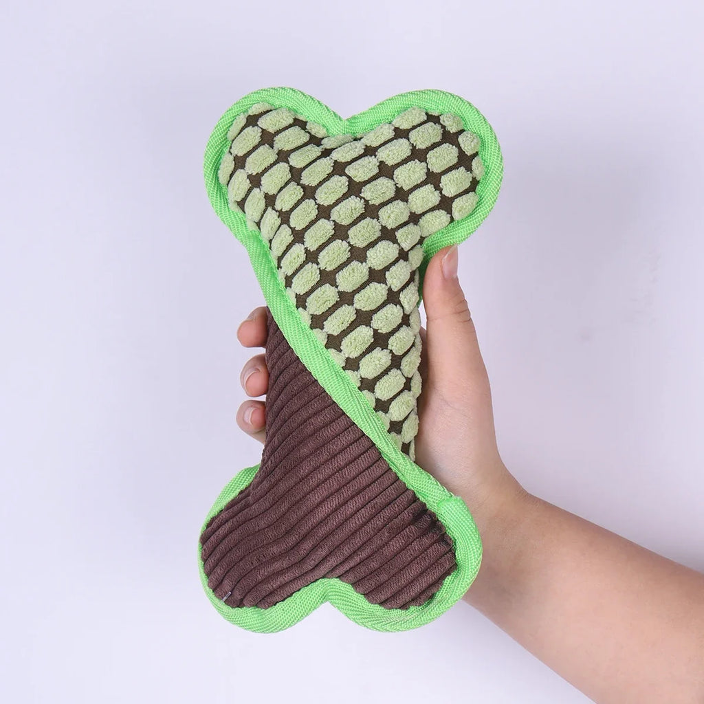 Plush Squeaky Bones Toys, Suitable For Dogs