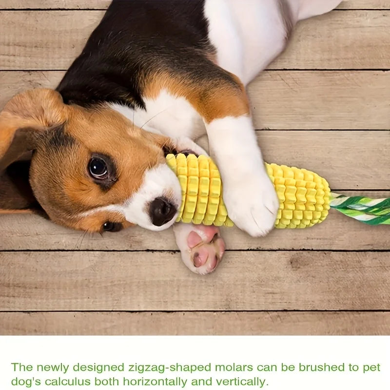 Indestructible Dog Chew Corn Toy