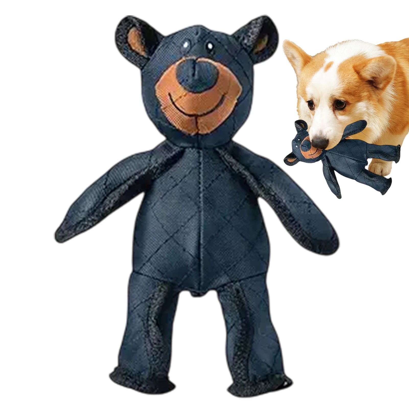 Squeaky Plush Bear Toy for Dogs