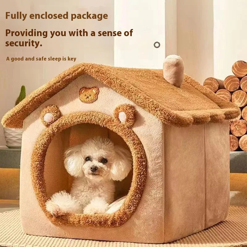 House Style Bed for Small Dogs & Cats