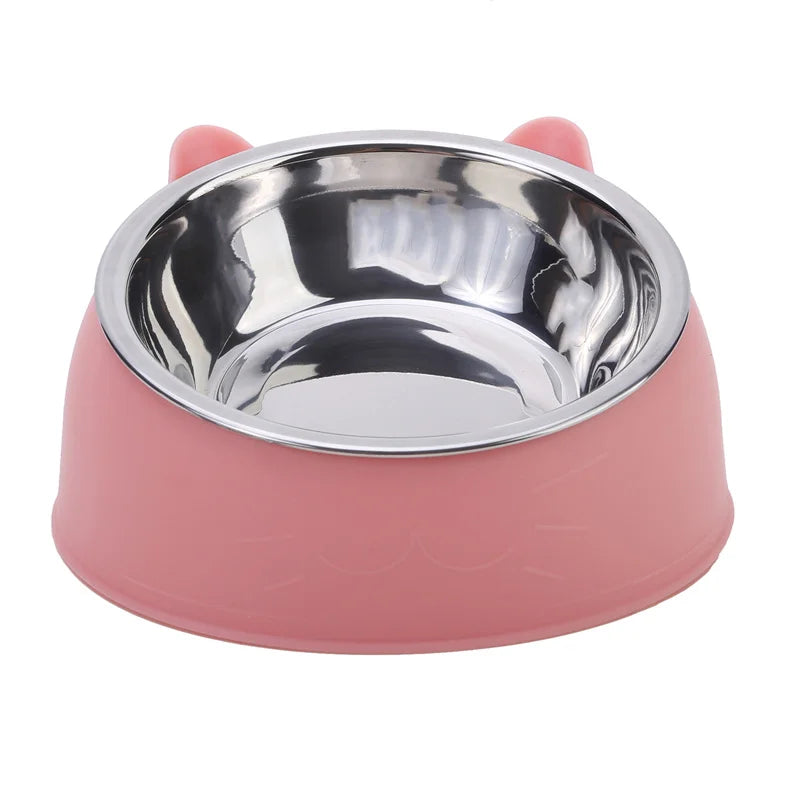Stainless Steel Kitten Puppy Food Feeding Bowls
