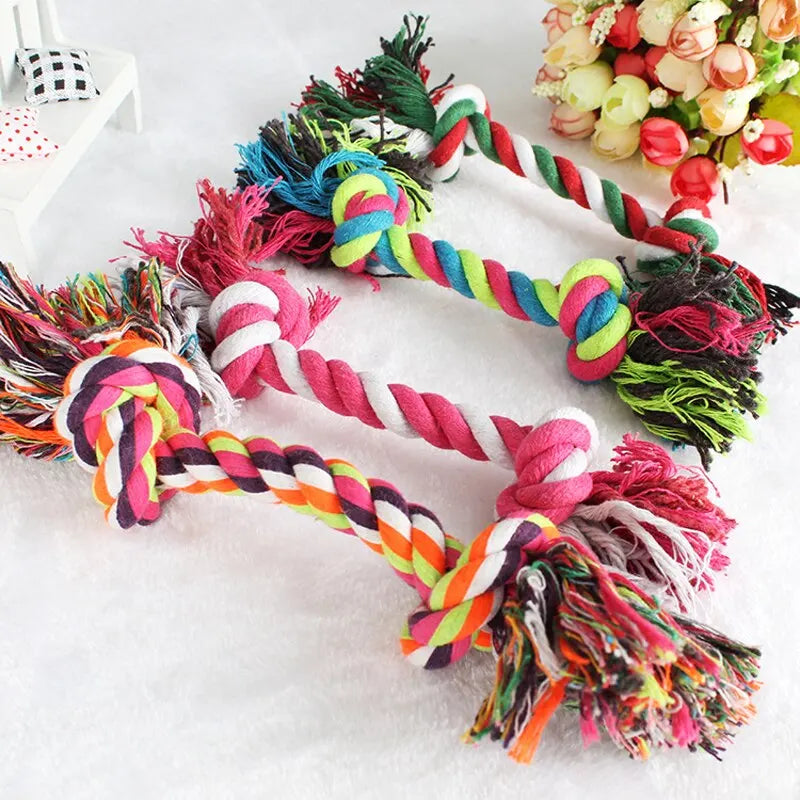 Dog Toy  Bite-resistant Cotton Rope Knot