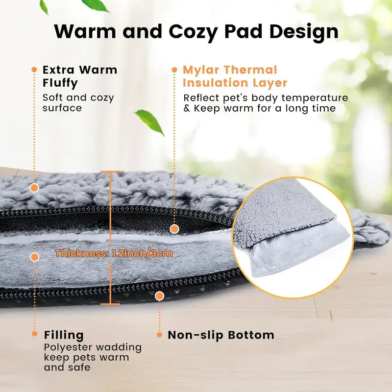 Self-Heating Pet Pad for Dogs & Cats