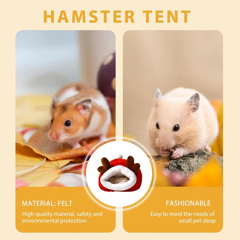 Hamster House Winter Warm Soft Beds