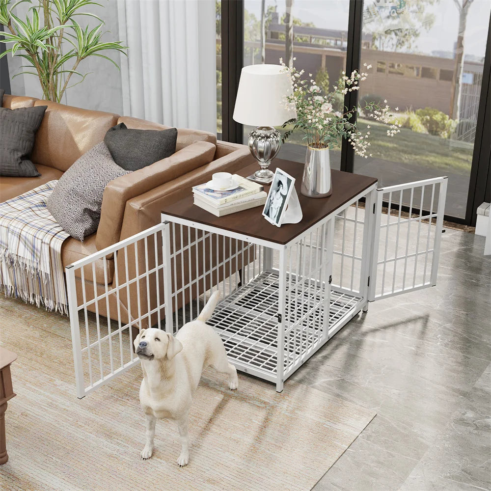 Large Wooden Indoor Dog Crate