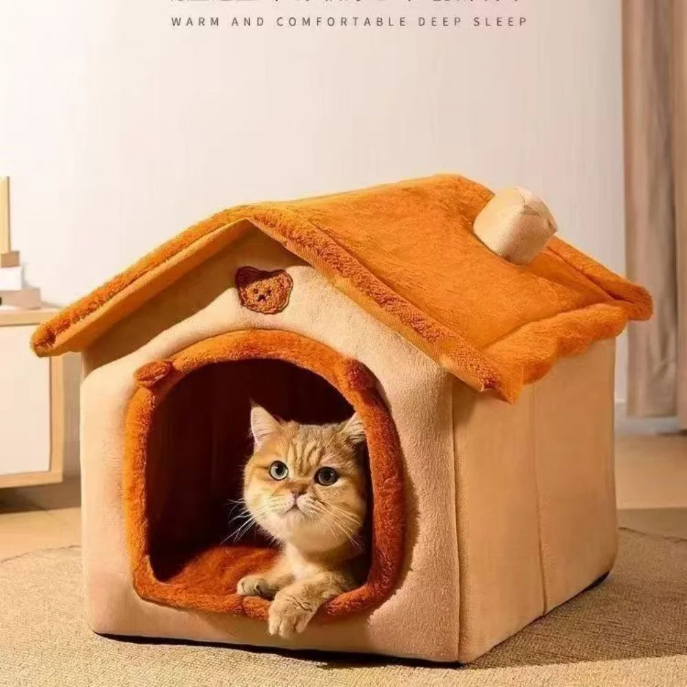 House Style Bed for Small Dogs & Cats