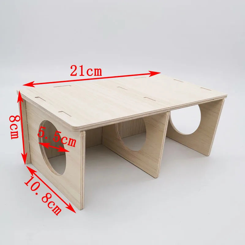 Hamster Solid Wood Shelter House